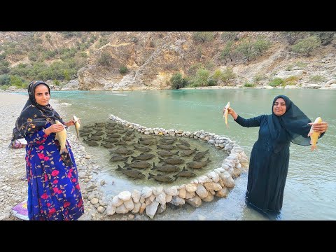 Catching Fish the Old Way Nomadic Life of Sugra Her