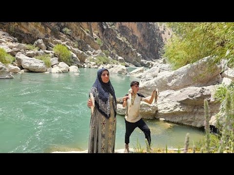 Nomadic Life Fishing in the Roaring River with a Nomadic