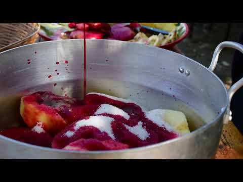 Delicious Rooster Recipe in Afghan Cauldron in Village