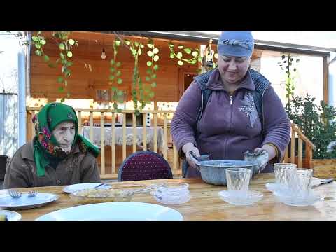 Fresh Banana Jam in the Village Making Delicious Banana Pie