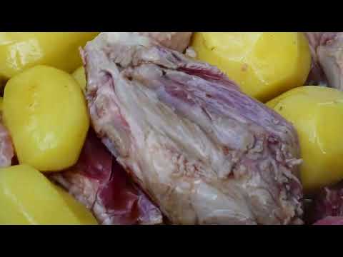 Delicious Leg of Lamb Recipe on Wood Fire We Baked Bread in
