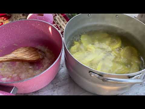 Life In The AZERBAIJAN Northern Village Cooking National