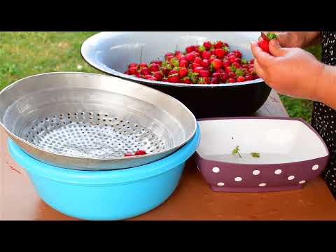 Making STRAWBERRY Jam In Our Village
