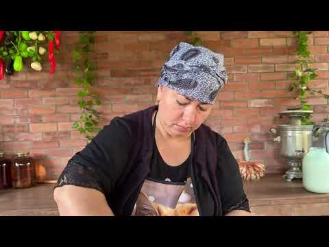 Relaxing Country Life Cooking Traditional Dovga on a Rustic