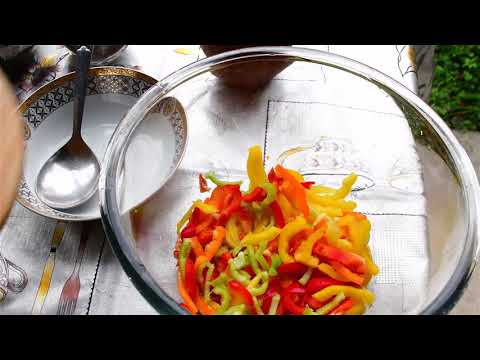 COUNTRY LIFE VLOG DELICIOUS BEEF SALAD WITH VEGETABLES