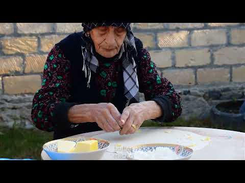 Grandma Making Special Breakfast with Samovar Tea