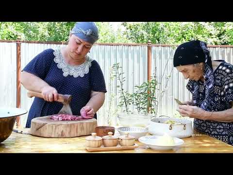 Grandma Butchering a Young Lamb and Cooking Simit and