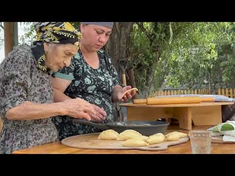 Grandma Making 100 Years old Traditional Azerbaijani Dish