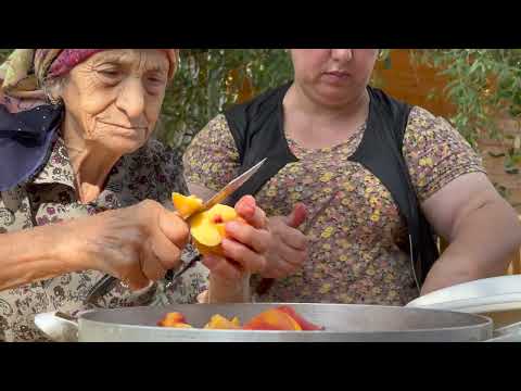 Harvesting Big Plums Making Pie and Jam
