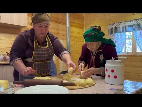 Grandma Cooked Delicious Croissants and Gogal in the