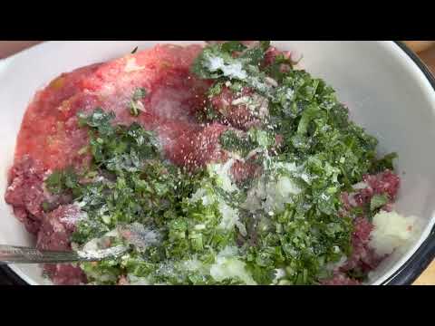 Making Turkish Long Pizza Pide Dolma and Pilaf