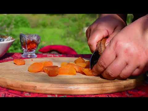 Traditional Azerbaijani SHAH PILAF Recipe Campfire Cooking
