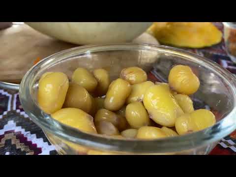 Pumpkin Pilaf Cooking in Tandoor and Mud Oven with Chicken