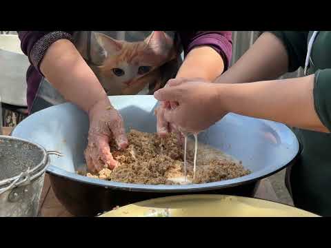 SEMENİ Grandma Cooked Semeni Dessert an Old Caucasian