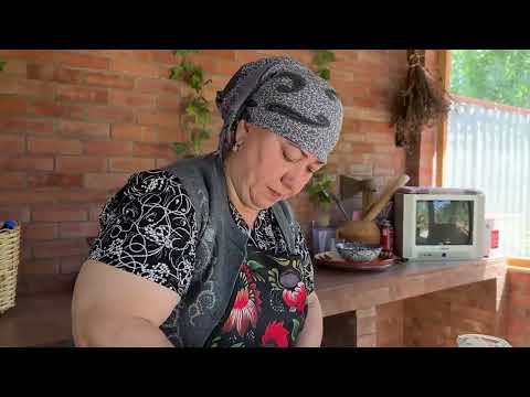 Grandma Making Traditional Rose Jam Crispy Aromatic Maxara