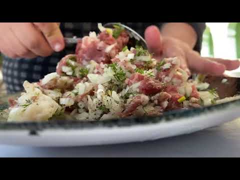 Minced Meat in Dough Delicious Recipe Azerbaijan Village