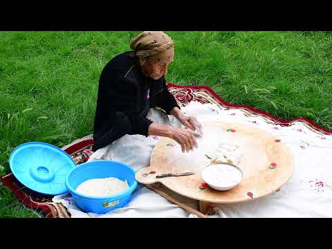 Making Traditional Caucasian Delicious Dish in our Village