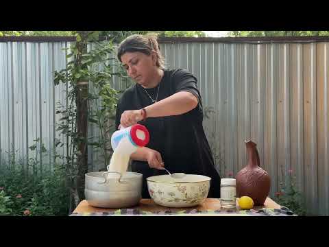 Old Sweets in the Village Halva Karabakh Bread with Grandma