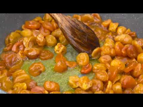 Grandma Cooking Traditional Azerbaijani Pilaf Rural Life