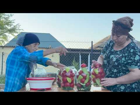 HARVESTING TOMATOES AND MAKING PICKLE