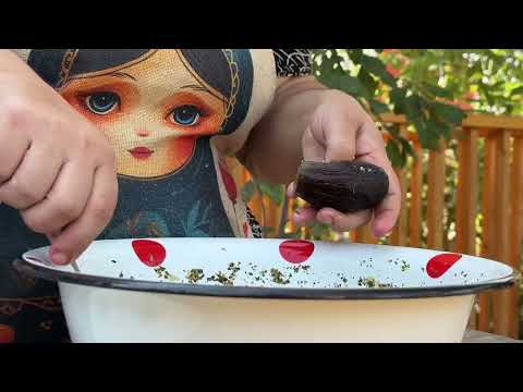 Azerbaijani Women Prepare Winter Pickles Recipe for Pickled