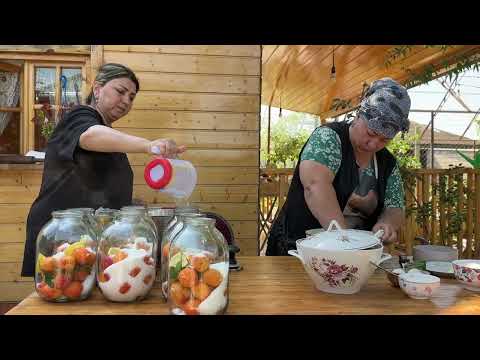 Harvesting Fresh Apricots Making Apricot Compote and Flower