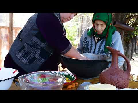 Harvesting Big Pumpkin Making Pumpkin Pilaf and Buns