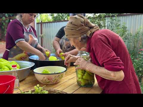Village Style Canning Stuffed Pickled Green Peppers for