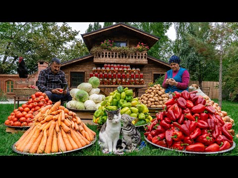 Old Way Making Homemade LECHO Can be Stored for a Whole Year