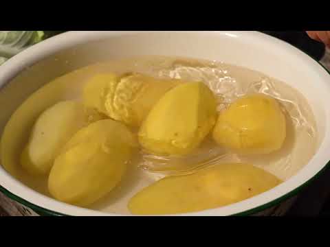 Cooking Uzbek Dimlama Beef Fresh Vegetables
