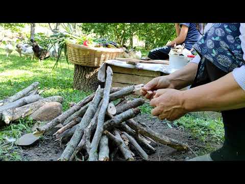 Nənə Sacda Üç Bacı Dolması Hazırladı Azərbaycan mətbəxi