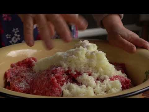 A Cozy Day Making Homemade Meatballs with Rice