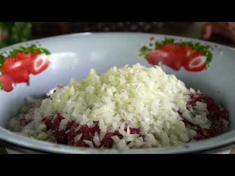 Homemade Beef and Potato Stuffed Breads Village Style Recipe