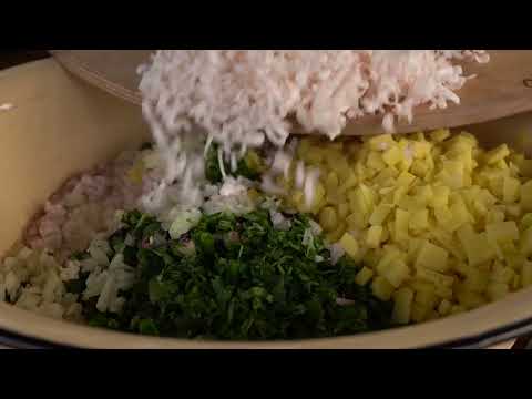 Earthen Oven Hanging in the Air Cooking Wild Herb Pie