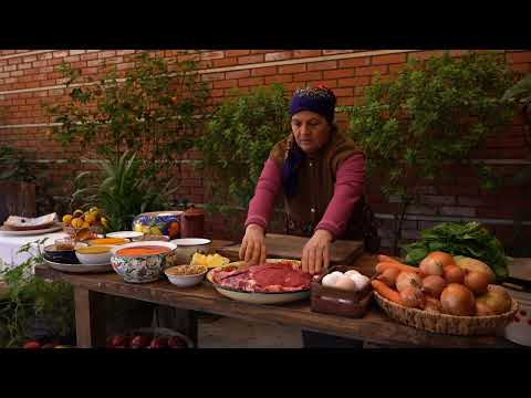 Cozy Winter Cooking Turkish Lunch Over Open Flames
