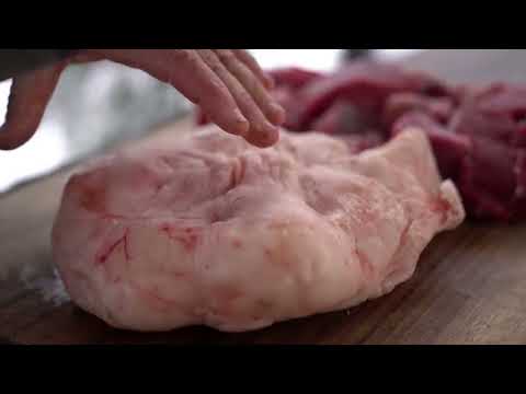 Beef Qutab Traditional Azerbaijani Dish Outdoor Cooking
