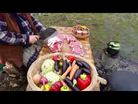 Sacda Mal Əti ilə Tərəvəz Relaxing Video ASMR Food