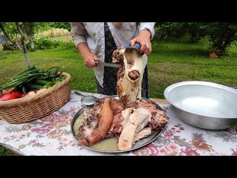 Mal Kəlləsindən Plov Kənd Həyatı Country Life Vlog