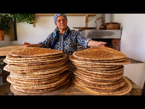 Sun Breads Baking Traditional Lezgi Bread from Organic Wheat