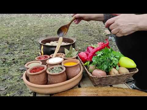 Kənd Çolpasından Toyuq Sousu Outdoor Cooking Channel