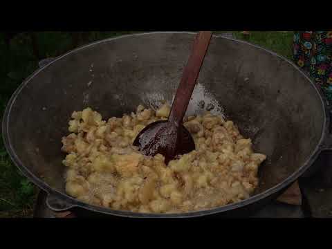 Beef Leg Preservation for the Winter Village Cooking