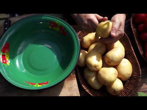 Cooking Village Style Beef Stew in The Sadj Pan Village
