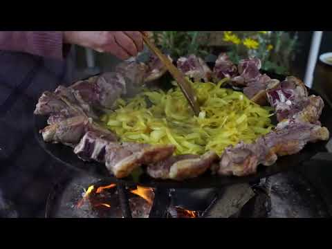 Sadjichi Traditional Azerbaijani Lamb Dish Outdoor Cooking