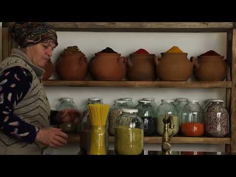 Building a New Village Kitchen and Cooking Raisins Cake