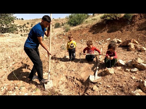 Nomadic Life Building a Field Toilet in the Mountains