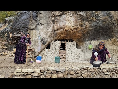 Ancient Strength Nomadic Woman vs Wild Mountain Rain