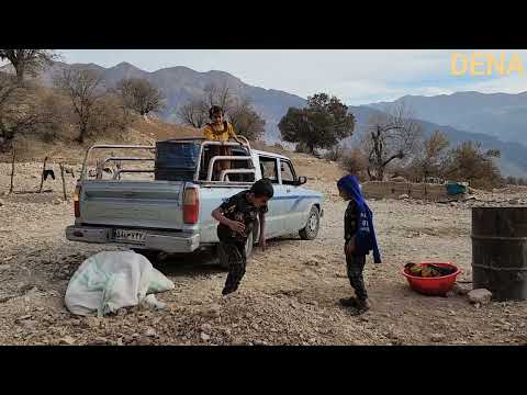 The delivery of kerosene and food to the children of Dana