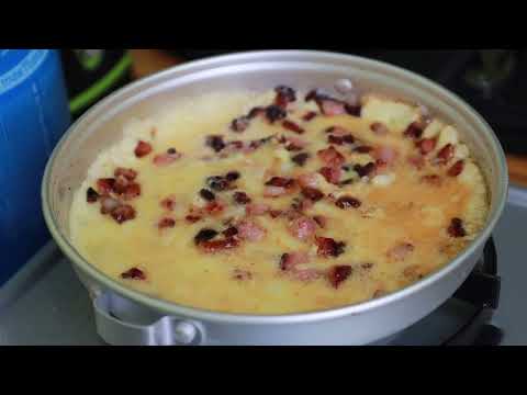 Wild Camping Cooking 2 Course Meal In a Meadow Woodland