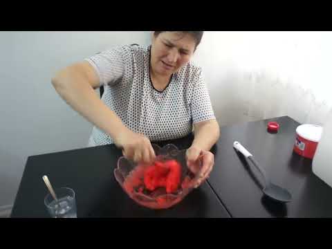 Annemin İlk Slime Yapması