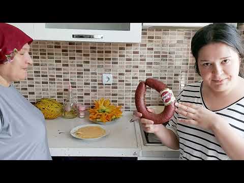 KABAK ÇİÇEĞİNDEN SABAH KAHVALTISI SUCUKLU YUMURTA